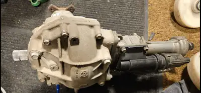 Used 80k front differential assembly for Dodge Ram 1500. Fits many model years with 3.55 gear ratio....