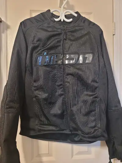 Icon Hooligan Stealth 2 Textile Paded Motorcycle Jacket Size : MD Condition : Used Price : $70