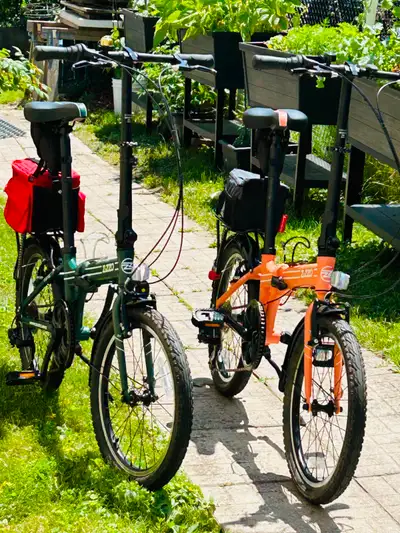 Virtually NEW ZIZZO Forte 20" Heavy Duty Folding Bikes (2), View more