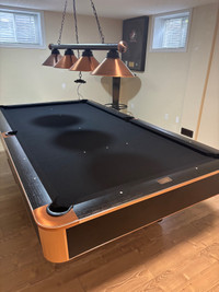 **DELIVERED AND INSTALLED** BLACK CROWN POOL TABLE