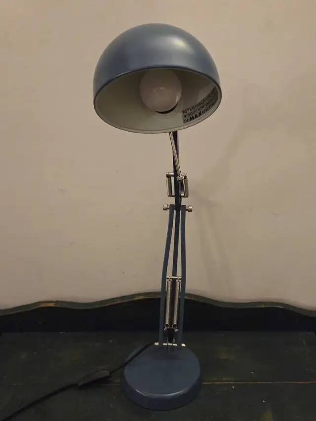 Vintage IKEA FORSA Blue Desk Work Lamp w/Adjustable Arm  in Indoor Lighting & Fans in City of Toronto - Image 9