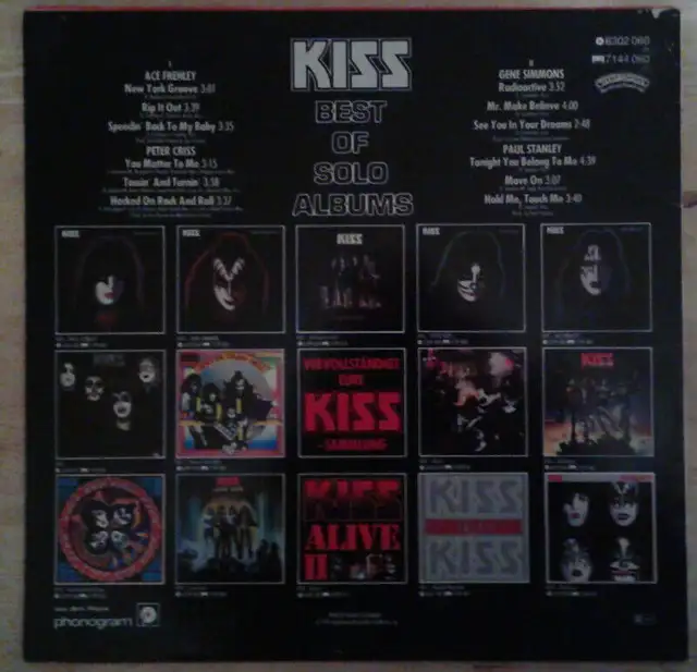 KISS BEST OF SOLO ALBUMS WEST GERMANY COVER ONLY in Arts & Collectibles in Laval / North Shore - Image 3