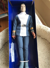 1977 Captain Kirk in box and Mr Spock loose Star Trek doll