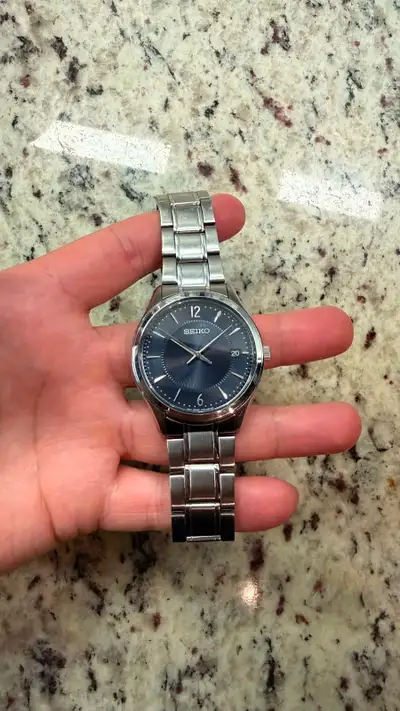 Seiko SUR419 Watch - Stainless Steel - Crystal Blue Dial, View more