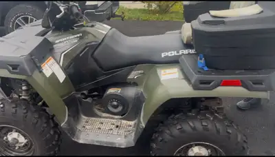 200 miles, winch, lots of storage. Have papers for it