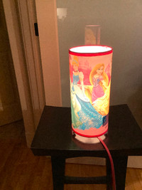 Children's Disney Princess Cylinder Lamp
