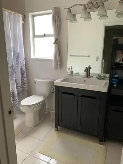 Private furnished room for rent with a great view of Mount Baker. Close to transport and shopping. s...