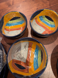 Hand painted Mexican dishes