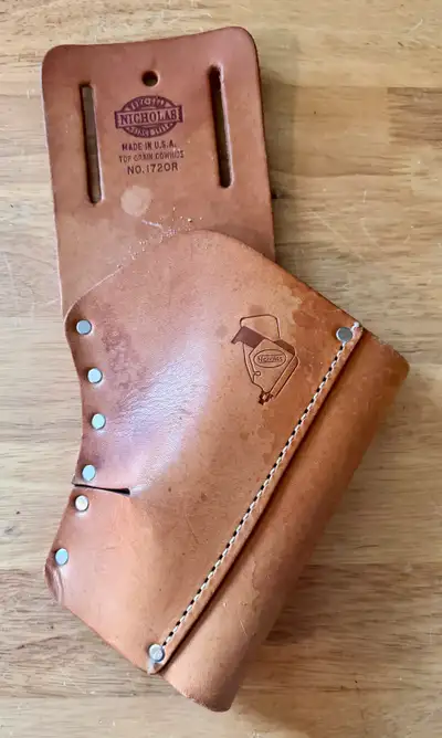 Genuine leather cordless drill holster, View more