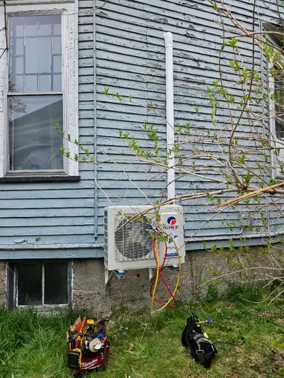Heat pump install, View more