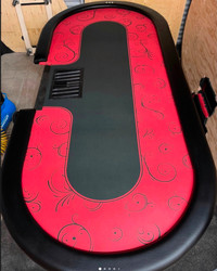 Brand New 9' Poker Table. Delivery. Marks Poker Tables