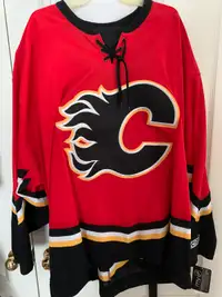 Vintage Authentic Calgary Flames NHL Hockey Jersey 