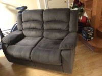 Comfortable loveseat and recliner chair for sale