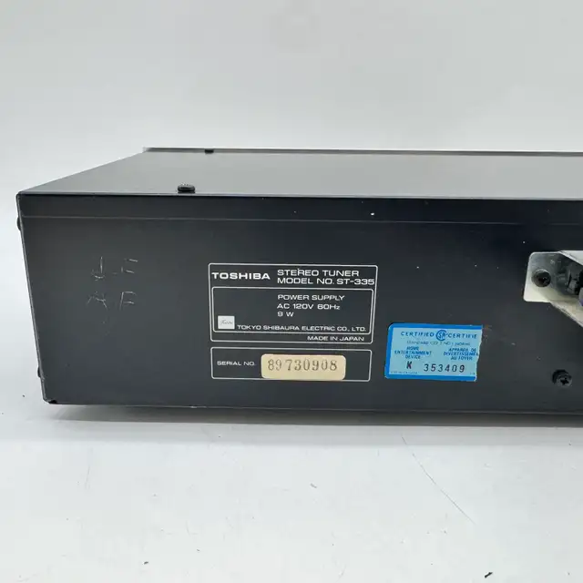Toshiba ST-335 Vintage Stereo AM/FM Tuner in Stereo Systems & Home Theatre in City of Toronto - Image 7