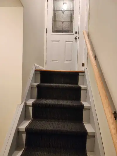 1 bedroom, 1 bathroom basement suite available for rent immediately for a working couple in clean an...