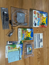 Pikachu Genki Dechu VRS System Complete Set! Japan Nintendo 64