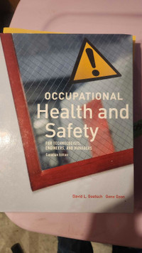 Occupational health and safety for technologists, engineers, 