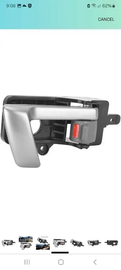 Inside right front door handle fits 2008-2009 Hyundai Santa Fe. Brand new, still in package