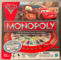 Monopoly les bagnoles 2 - piste Flash McQueen (5 ans +)
