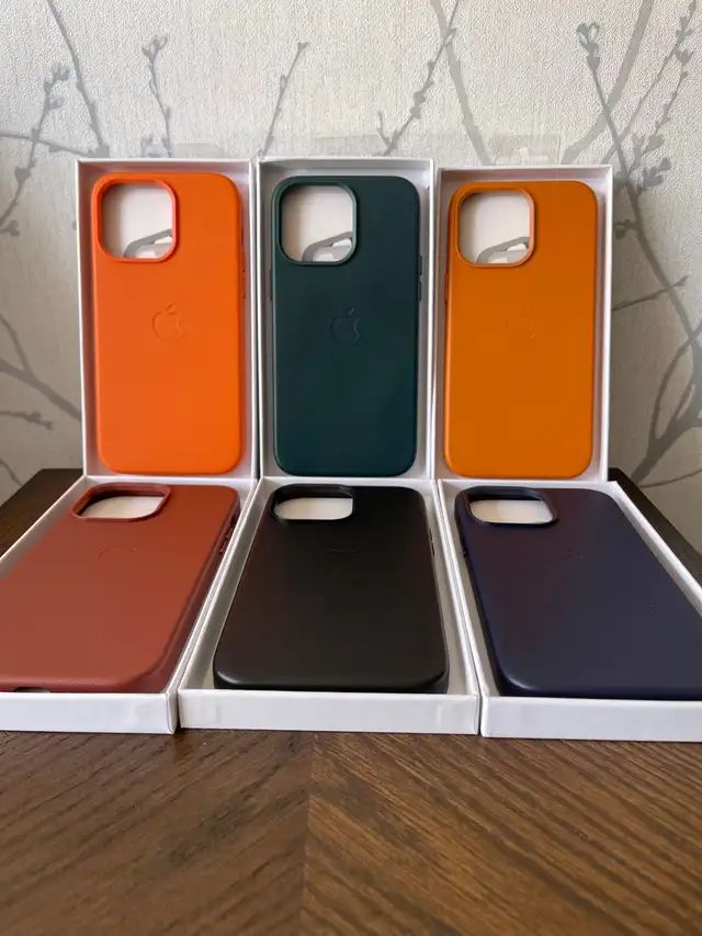 Iphone 14 pro max/14 pro /14/14 plus leather magsafe cases new in Cell Phone Accessories in Oakville / Halton Region - Image 3