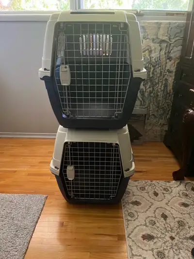 2dog kennels one new 1 slightly used $100 each, View more