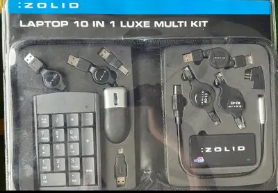 BNIB Laptop 10 in 1 Deluxe Multi USB Kit by Zolio., View more