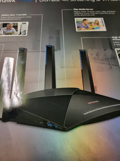 Routeur Netgear Nighthawk® X10 (AD7200) Streaming 4K , View more