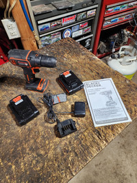 For Sale: Black & Decker 20V Cordless Drill