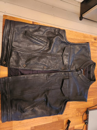 Xl leather vest 