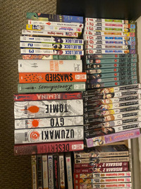 Assorted lot of manga