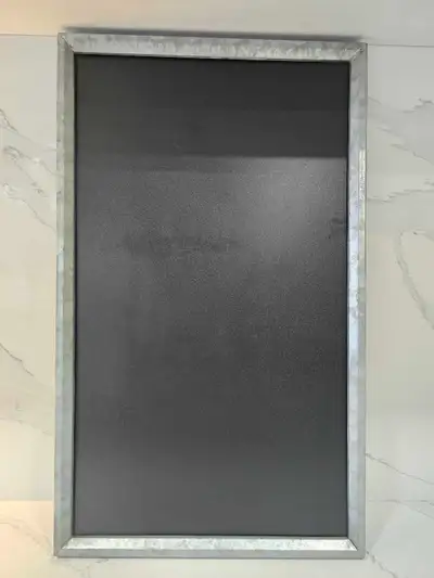 Distressed Metal Framed Chalkboard / Message Board, View more