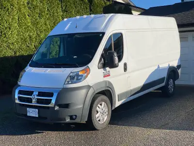 2018 Ram Promaster  extended high roof van *only 27,000kms*
