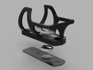 Bottle holder with hidden AirTag compartment, View more