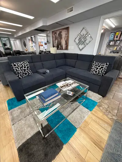 New Comfortable Sectional Sofa Bed With Storage Console In Sale, View more