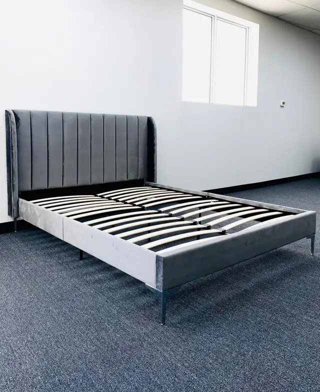 Premium Velvet Bed Frame Herman - Double / Queen / King - Sale in Beds & Mattresses in Mississauga / Peel Region - Image 3