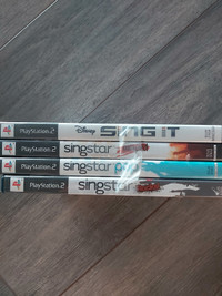 Ps2 set of 4. As seen in pictures 