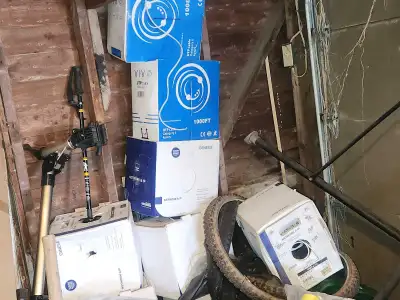 Mix of CAT5 and CAT6  in boxes, View more