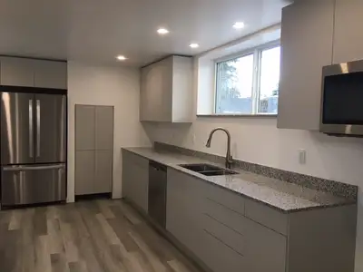Enjoy a new renovated space, featuring a large kitchen, big windows, bright cozy living space, and 3...