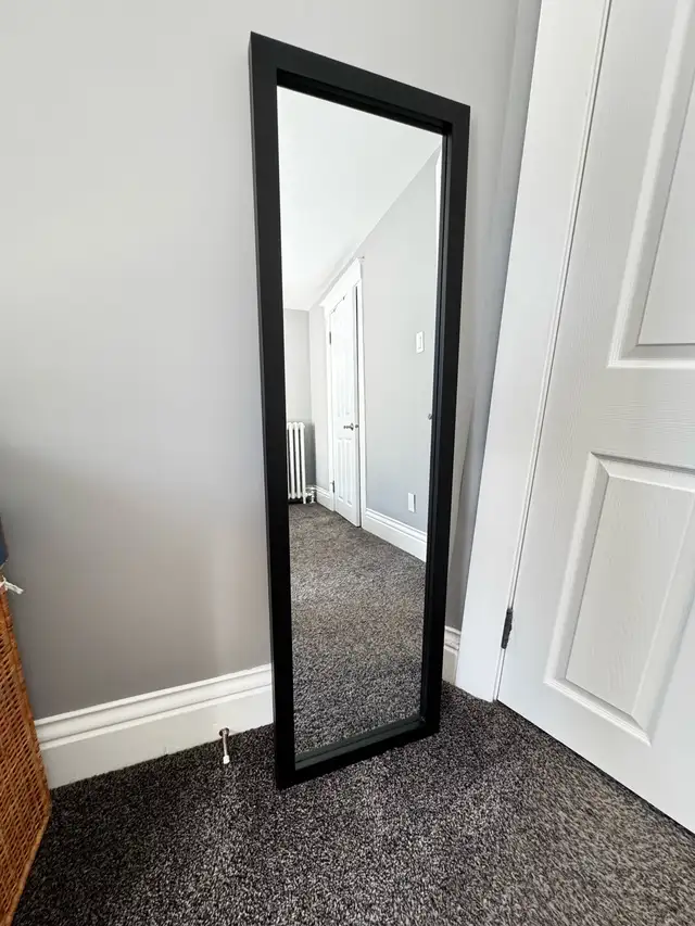 Black Framed Full Length Mirror 