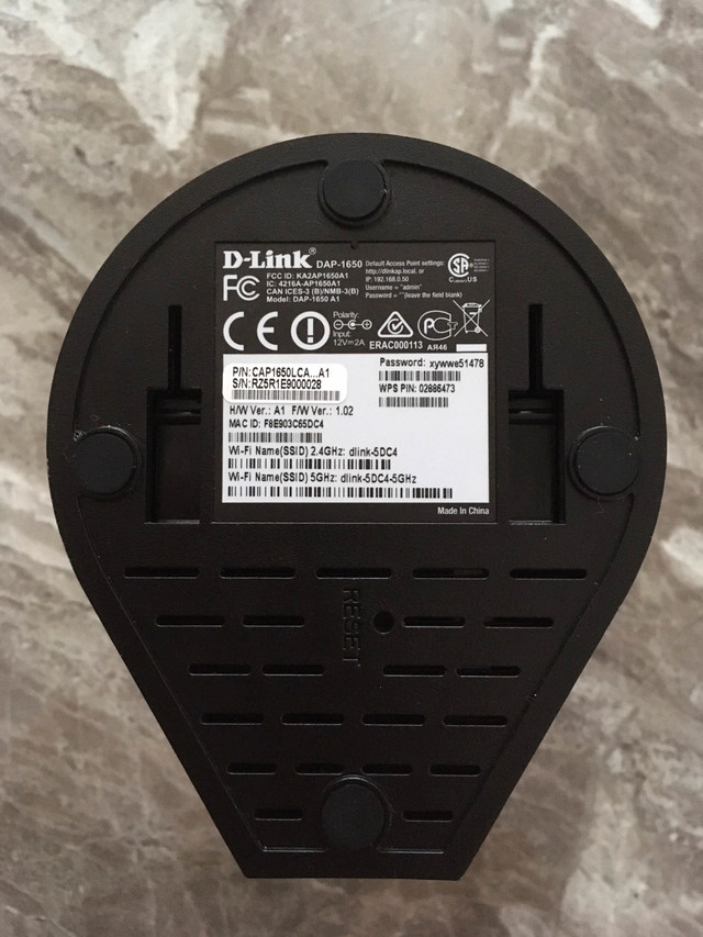 D-Link Wireless AC1200 Dual Band Gigabit Range Extender DAP-1650 dans Réseaux  à Ville de Montréal - Image 3