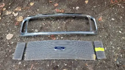 This Custom Billet aluminum Grill will Fit Ford All Excursion 2000 2001 2002 2003 2004 All F250 F350...