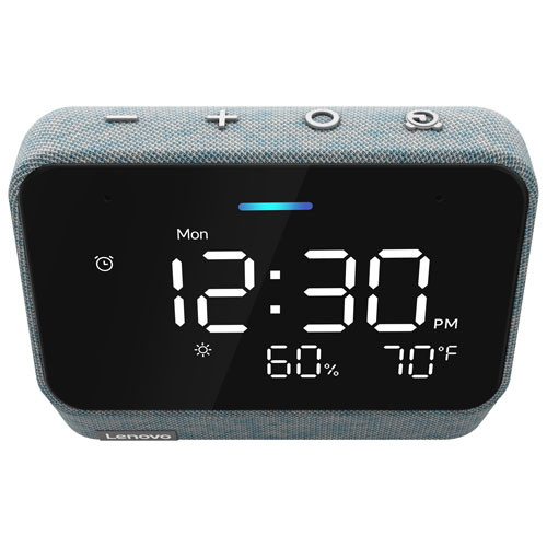 Lenovo Smart Clock Essential with Alexa Large LED Display, Music in Speakers in Ottawa - Image 3
