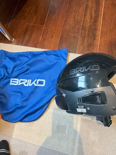 Brilko Ski Racing Helmet size 52 cm &  racing chin guard and bag, View more