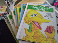 Sesame Street Library (1978) books - vol 1-14