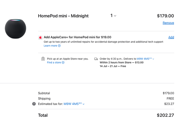 HomePod mini - 4 available498580857931714560