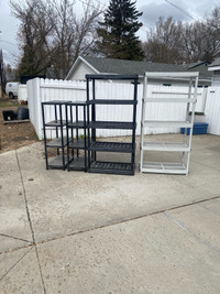 Storage shelves