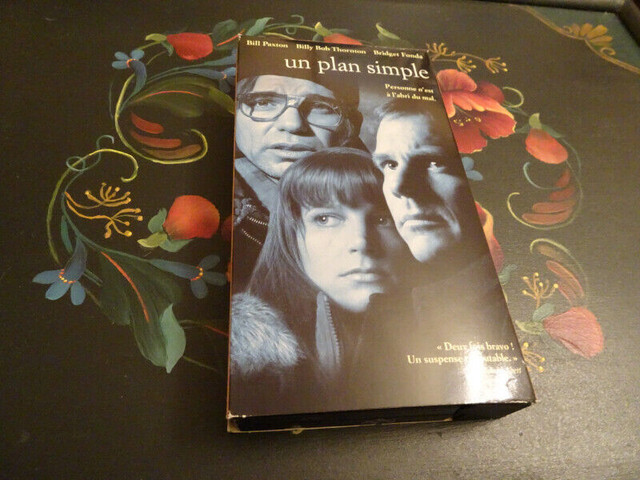 VHS Un plan simple -Bill Paxton Billy Bob Thornton Bridget Fonda dans CD, DVD et Blu-ray  à Longueuil/Rive Sud