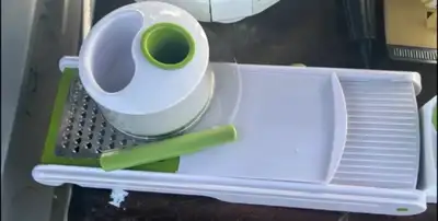 Mandoline Slicer - White & Green, View more