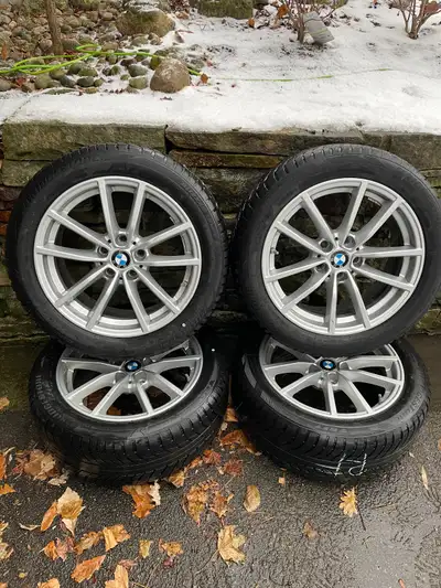 Previously used on BMW 330i for four winters. 225/50R17 Bridgestone Blizzak.