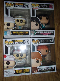 4 Collectible Funko Pop Figures for sale